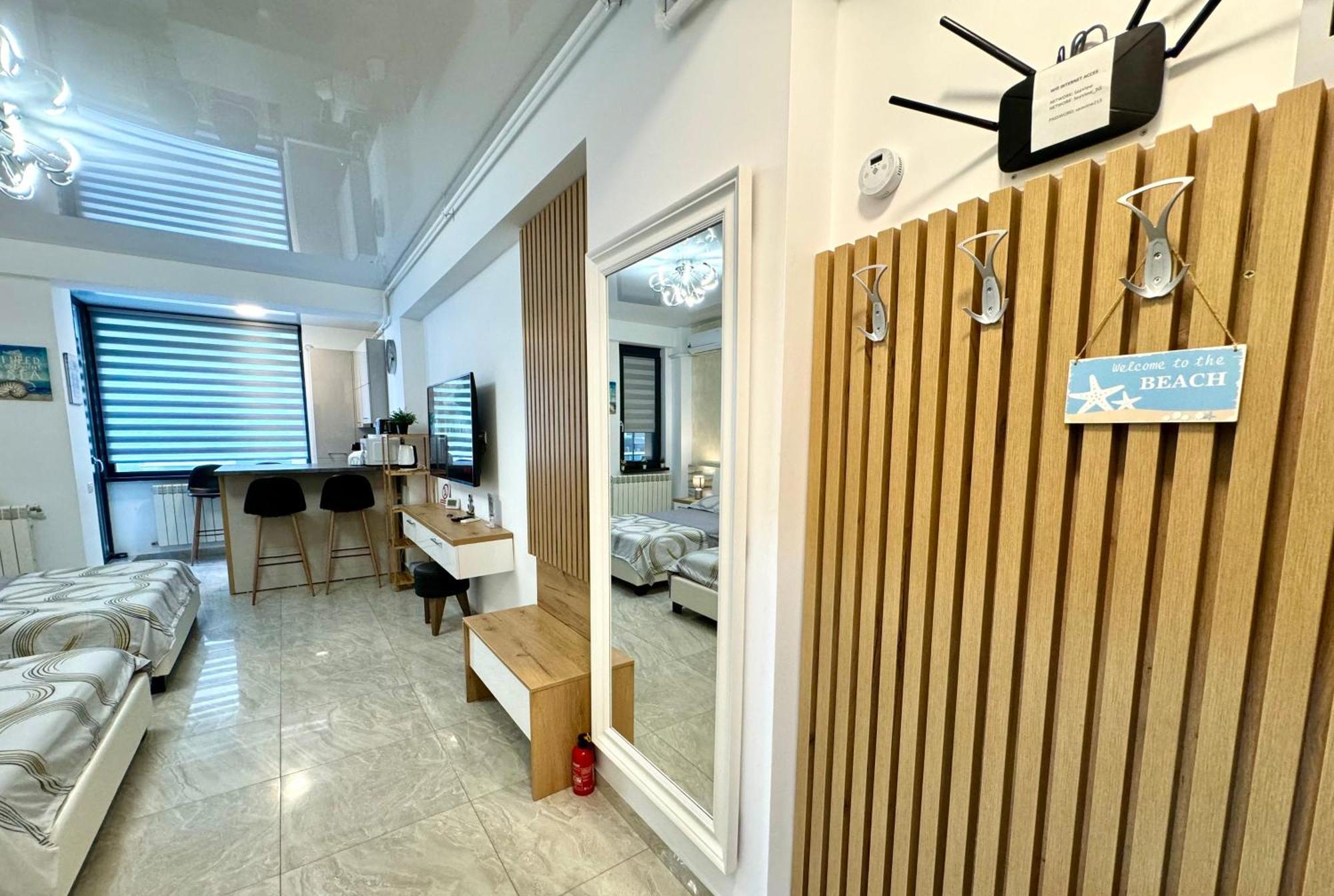 Seaview Deluxe Double Studio - Beachfront Resort Navodari Exterior photo